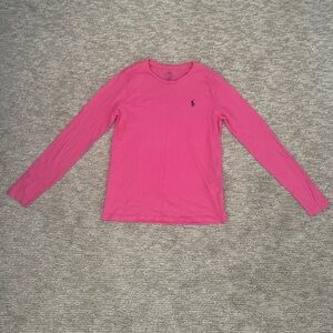 Polo by Ralph Lauren Long-sleeve Tee in Pink